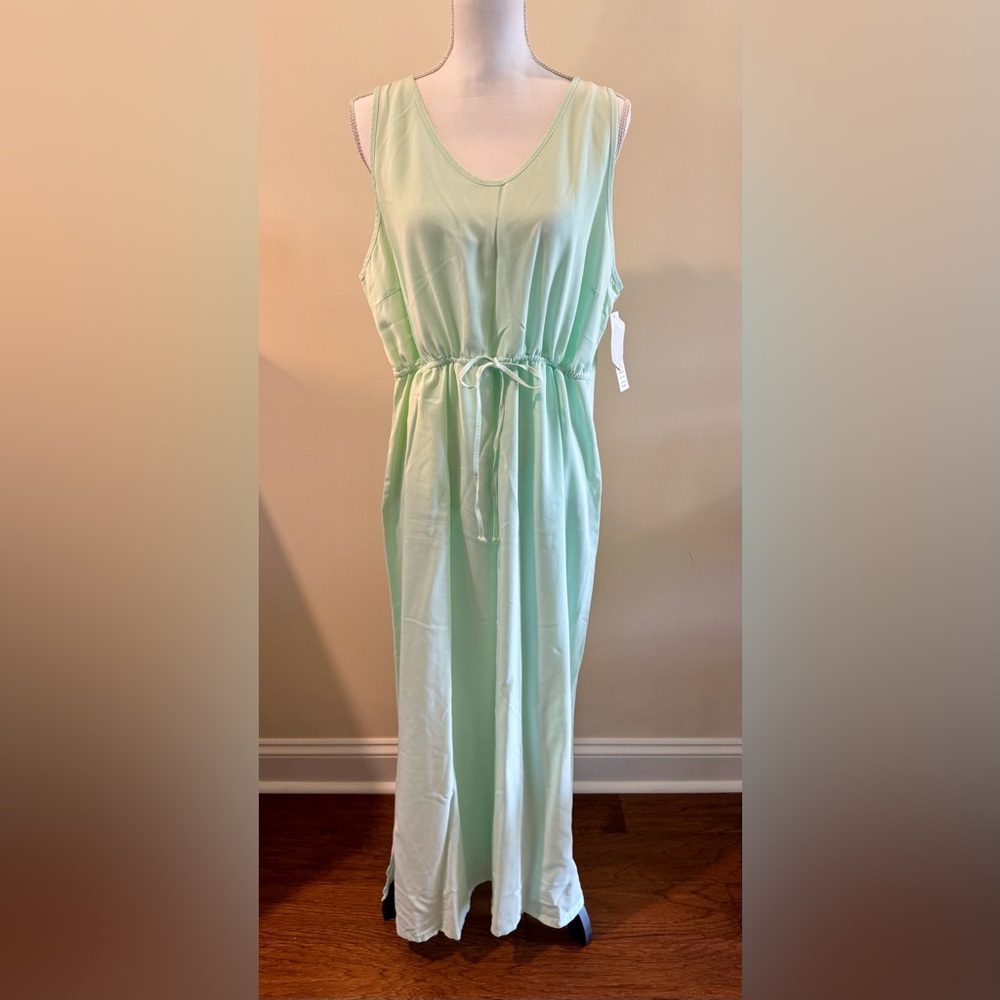 BYJJJ Mint Green Sleeveless Dress